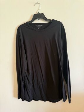 Lucky Brand Black Long Sleeve Crew Tee - Men's